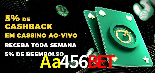 Promoções do cassino ao Vivo Aa456Bet